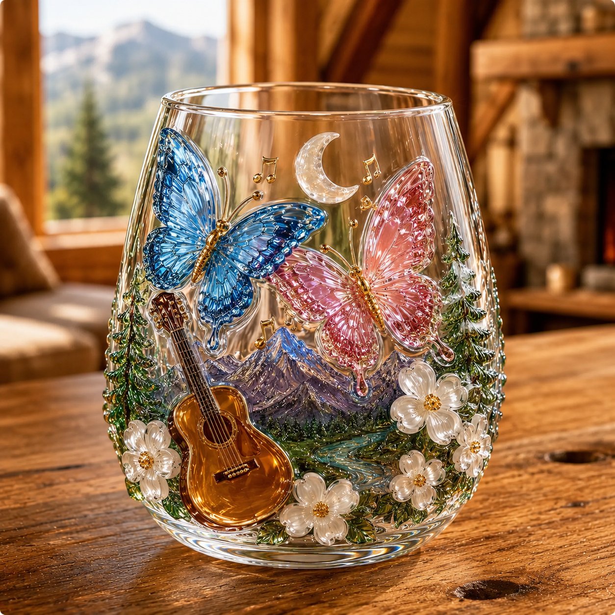 🤠 Queen of Country 1946–2026 3D Glass Collection | 8 Inspired Country Designs with Raised Guitars, Butterflies, Boots, Florals & Vintage Music Details 🎸✨