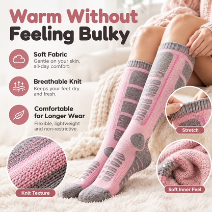 🔥 WarmStep  Rechargeable Heated Socks – Adjustable Heat for Cold Weather