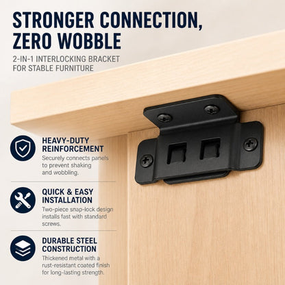 Strong Interlocking Shelf Support