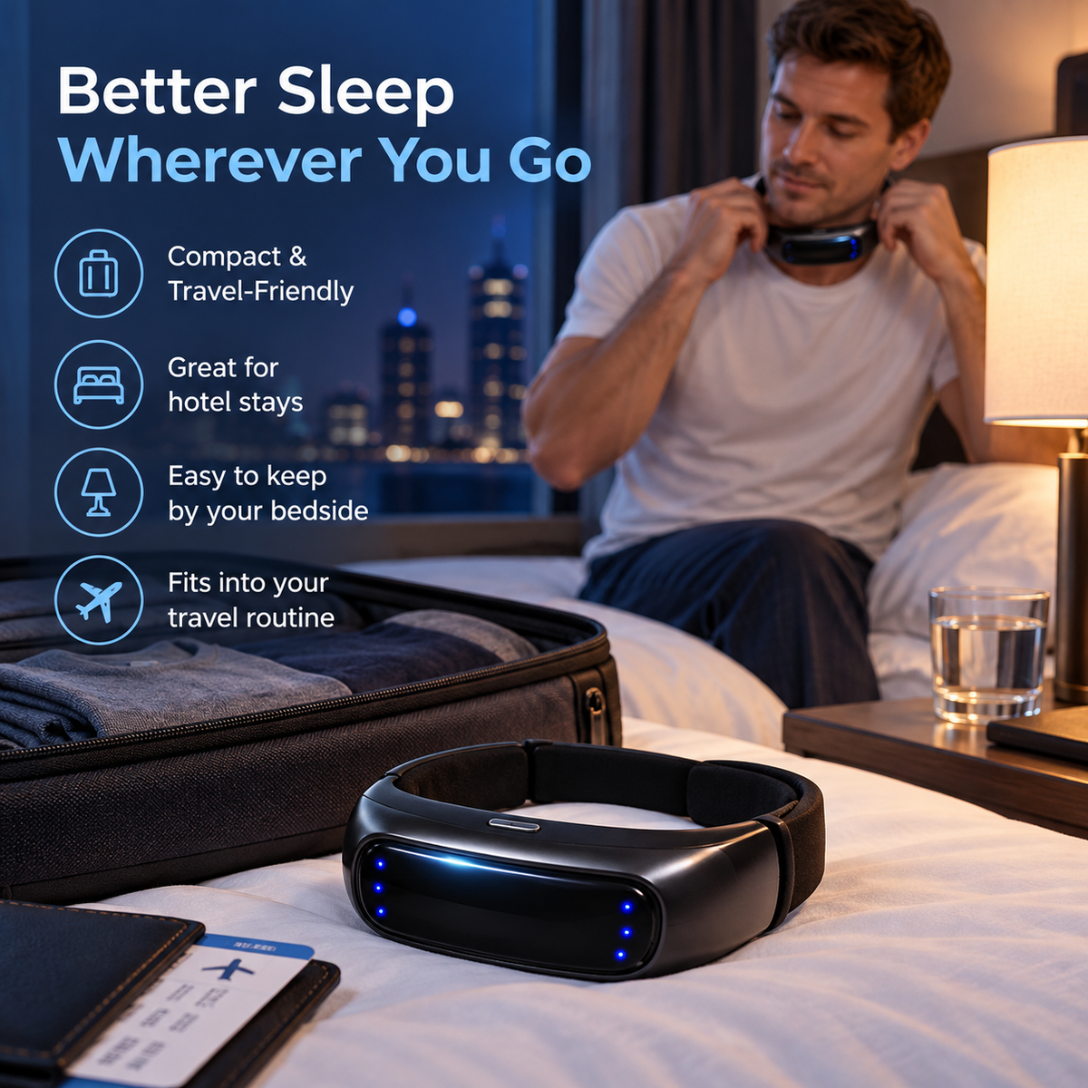 Bvuyomi™ Neck Wearable – Simple Bedtime Snoring Support