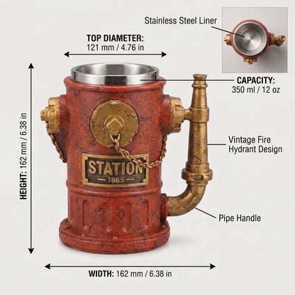 🎉Surprise Him! Unique Fire‑Hydrant‑Shaped Drinking Mug🎁