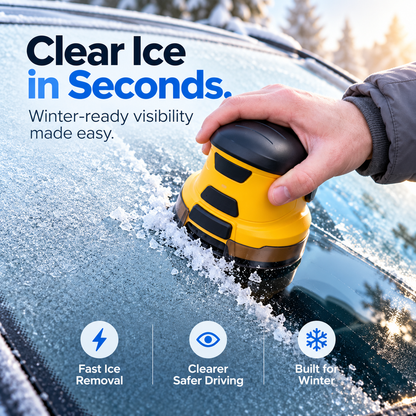 ❄️⚡ Electric Ice Scraper | Fast & Easy Windshield Defrosting 🚗