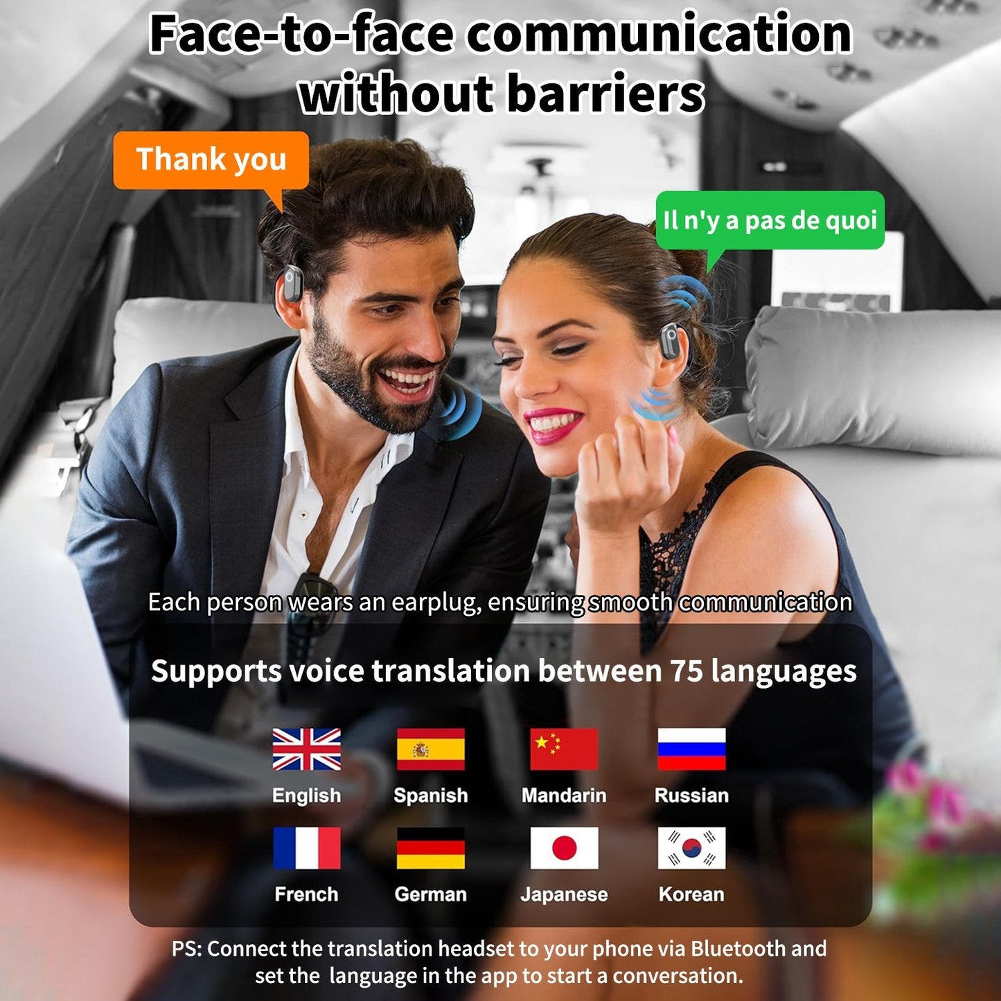 🏆#1 Best Seller ⏰50% OFF 💎AI Translation Wireless OWS Bluetooth5.4 Earphones (Fit iOS & Android)