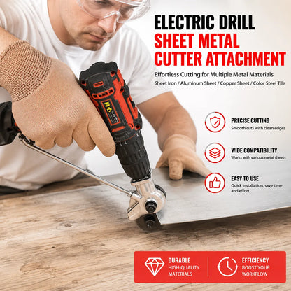 🔩 Metal Sheet Cutter Drill Attachment — Fast, Clean & Effortless