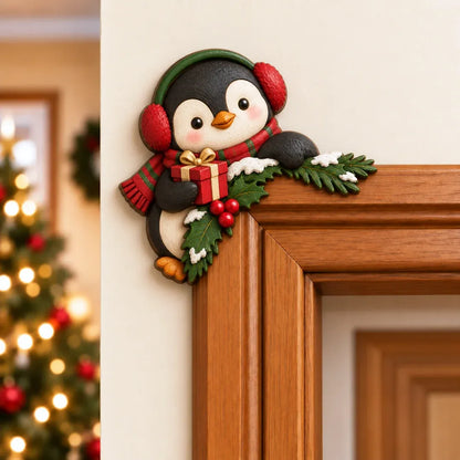 🎅Christmas Peekaboo Door Decor – A Little Holiday Surprise Around Every Corner