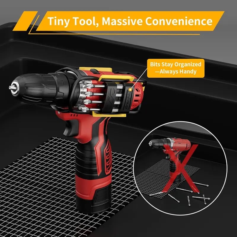 🔧 Universal Magnetic Drill Bit Holder
