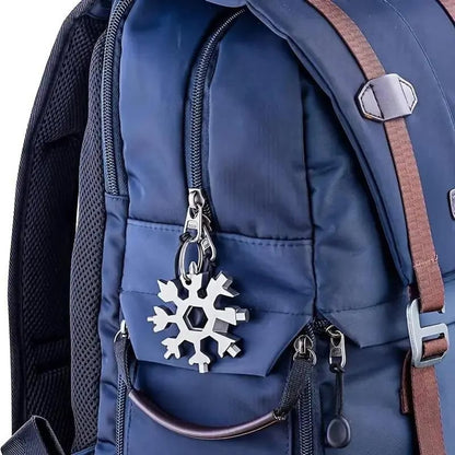 18-in-1 Stainless Steel Snowflake Pocket Multitool