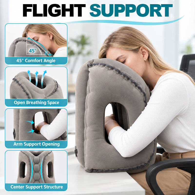 😴Portable Inflatable Airplane Sleep Pillow