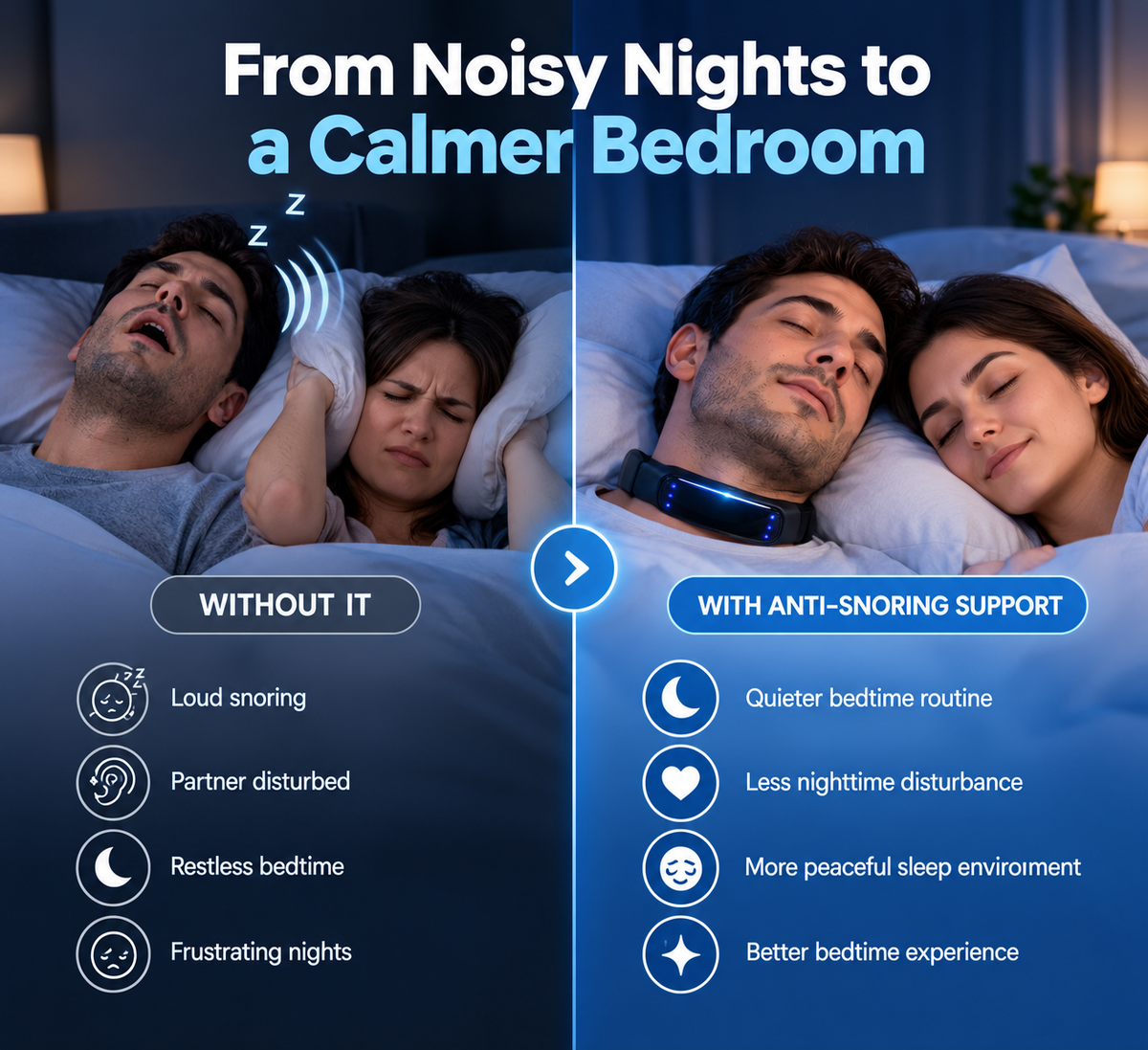Bvuyomi™ Neck Wearable – Simple Bedtime Snoring Support