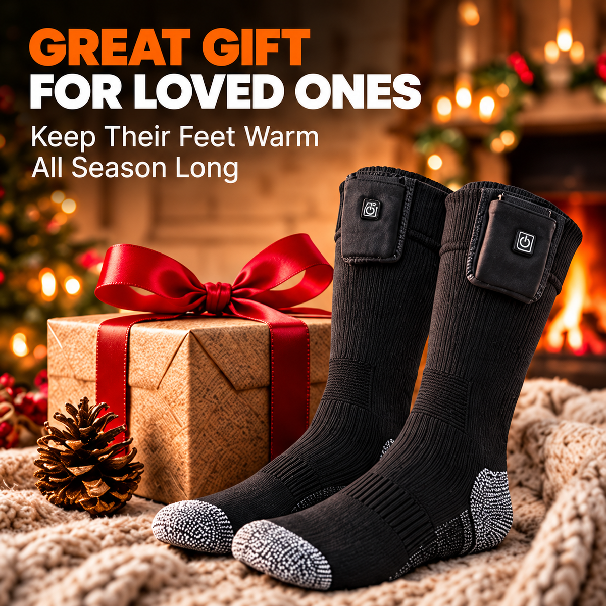 Heated Socks for Men Women