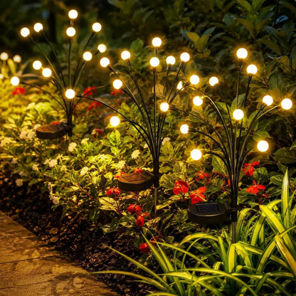 🎉NEW ARRIVAL-49% OFF✨🌿 Solar Firefly Glow Stakes – 32/48LED Garden Lights That Dance in the Breeze