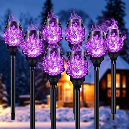 🔥Halloween Solar Skull Flame Lights💀