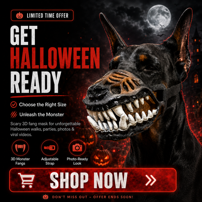 🎃 EARLY HALLOWEEN 49% OFF🔥🐶Hell Hound Monster Muzzle