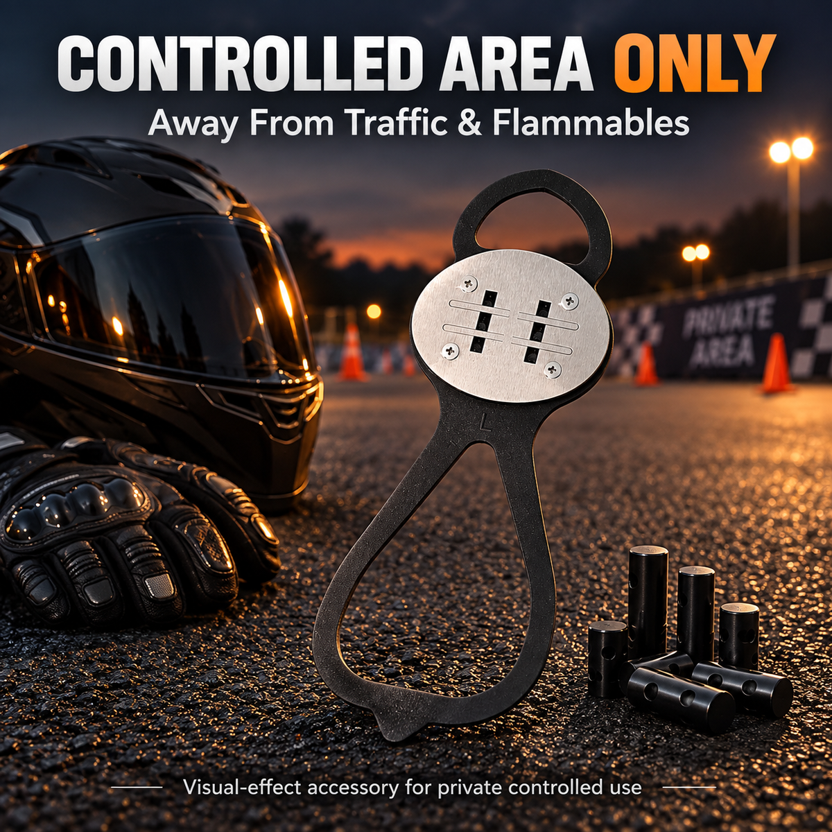 Spark Shoe Sole Cover – Controlled Night Visual Effect Accessory