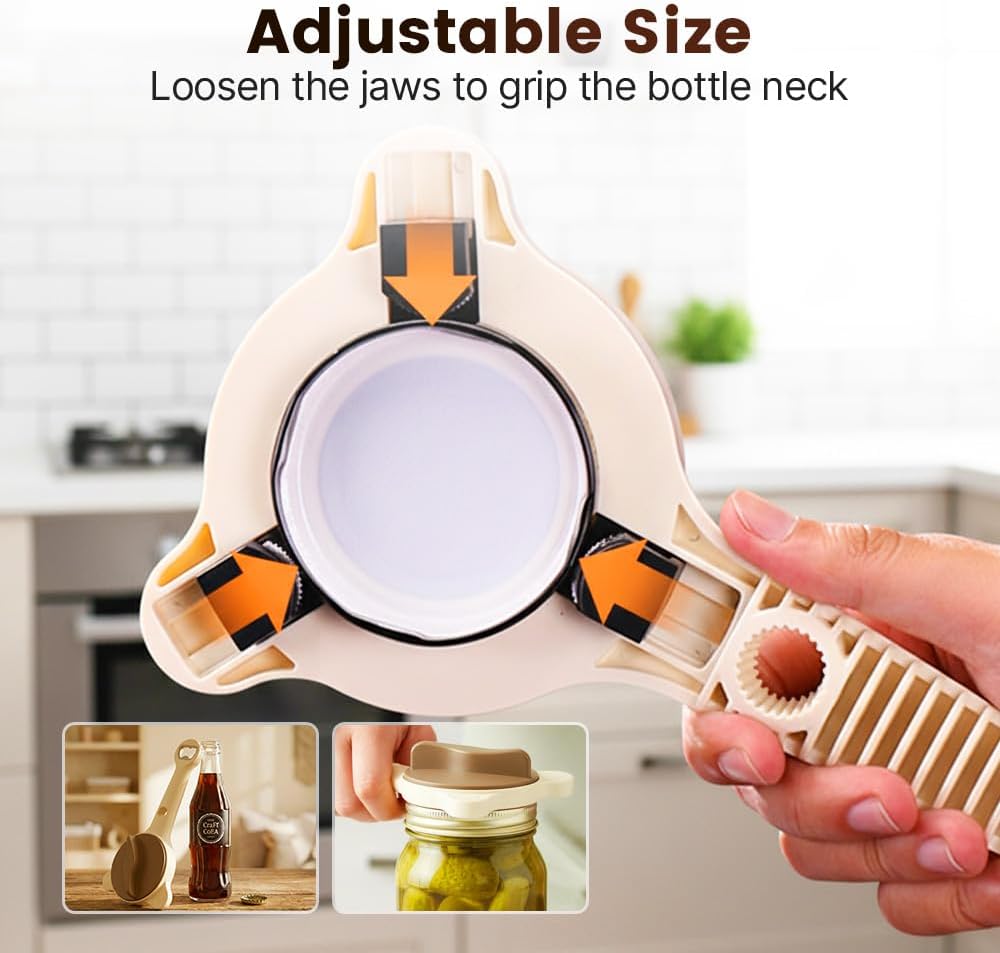 Upgraded 4-in-1 electric jar opener kitchen tool - VNHOMEKITCHEN