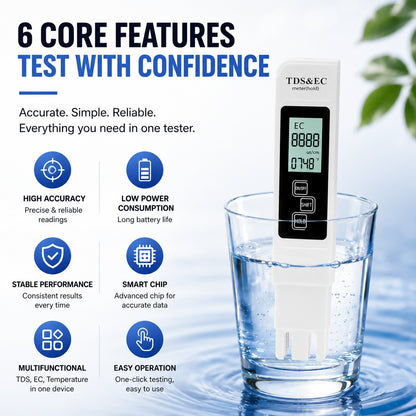 Portable Water Quality Tester – Quick Water Check for Home & Travel