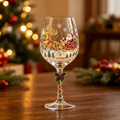 🎖️Christmas Wine Glass Collection Gift Box Set – 6 Festive Designs