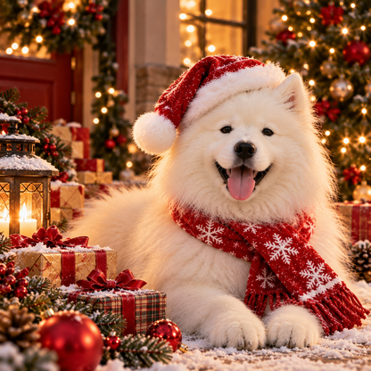 🐶 Samoyed Christmas Countdown Collection – 24 Festive Surprises