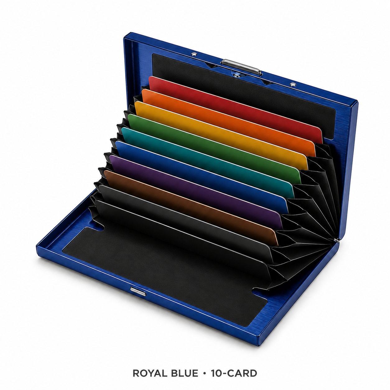 🔒RFID-Blocking Stainless Steel Card Wallet – Organized, Secure & Pocket-Ready