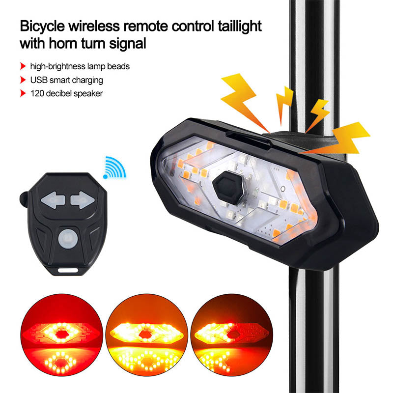 🚲 Wireless Bike Turn Signal Light + Horn