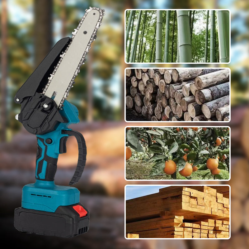 ⚡ 6-Inch Cordless Mini Chainsaw – Cut Faster, Work Easier