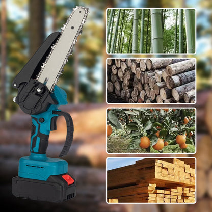 ⚡ 6-Inch Cordless Mini Chainsaw – Cut Faster, Work Easier