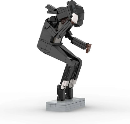 🕺 Tribute Building Block Figure – Classic Dance Pose Collectible for Music Fans 🎤