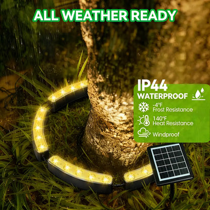 Solar Outdoor Tree Ring Uplights