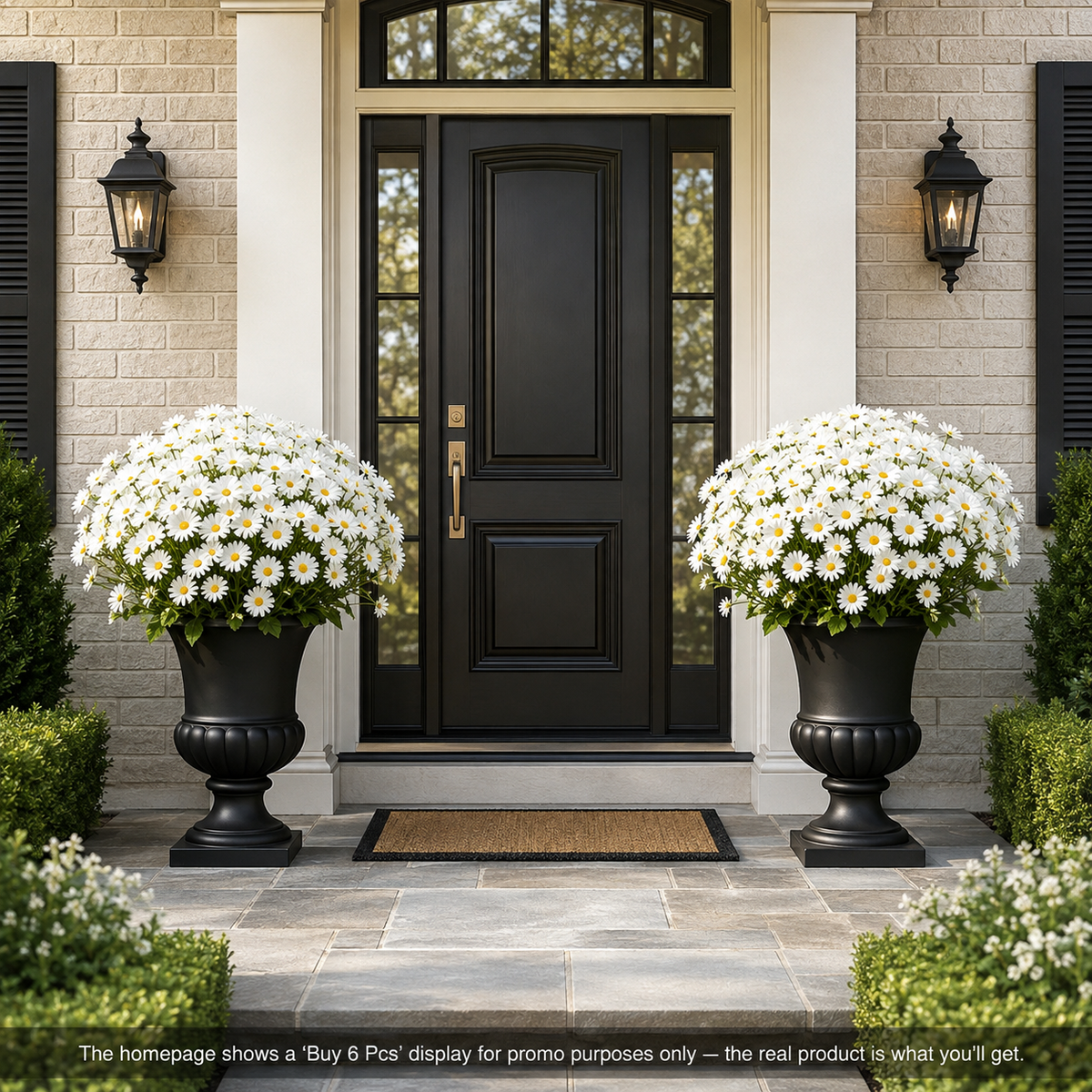 🌼Lifelike Artificial Fall Mums – No-Water Porch & Patio Autumn Flowers