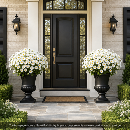 🌼Lifelike Artificial Fall Mums – No-Water Porch & Patio Autumn Flowers
