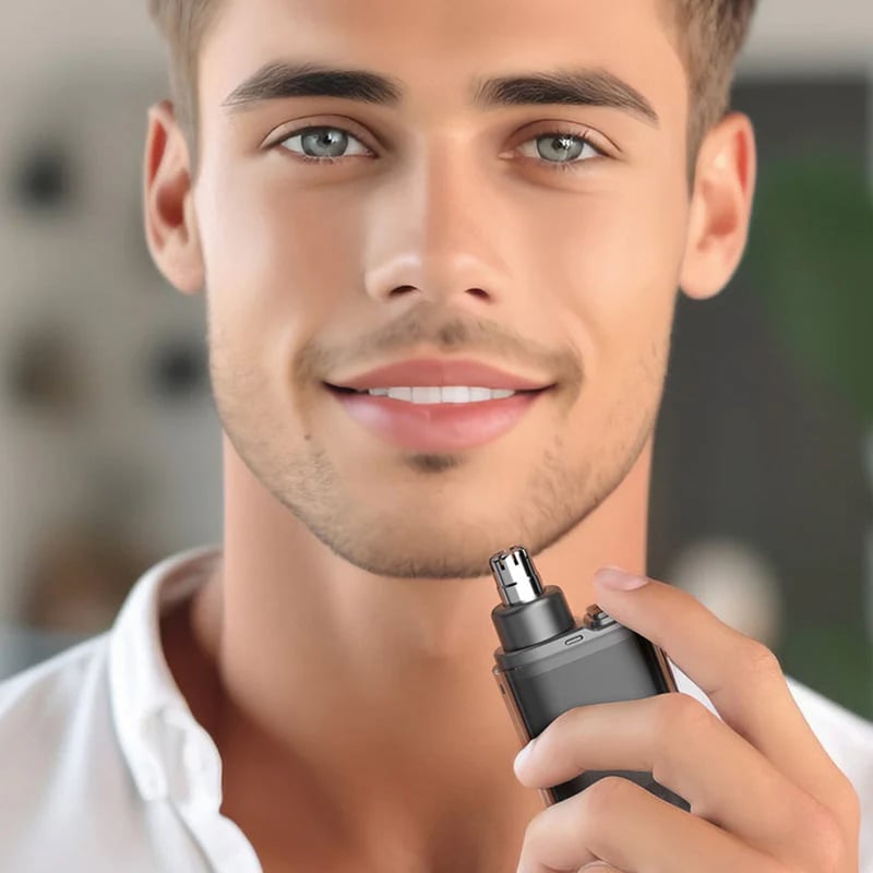 🔥 Smart LED Nose Hair Trimmer | Clean, Comfortable Trim