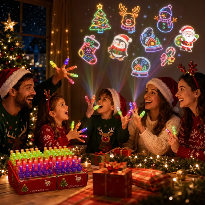 🎃 Halloween LED Projector Rings | Spooky Light-Up Party Favors for Kids