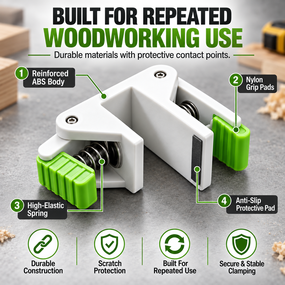 🛠️ Cabinet Installer’s Third Hand – Dual-Side Filler Clamp for Aligning, Scribing & Marking