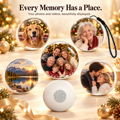 ❤️Personalized Memory Orb – Photo & Video Keepsake for Family, Pets & Special Moments