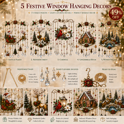 🔔Christmas Wind Chime-🎄Sound of Christmas Gently Ringing in Your Window