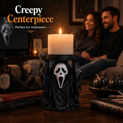 👻 Ghostface Scream Candle Pedestal Holder