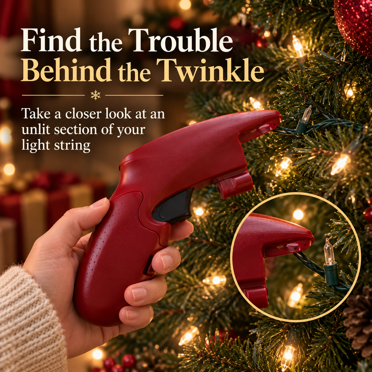 🎄 GlowFix™ Christmas Light Repair Tool | Find the Fault, Bring Back the Glow ✨