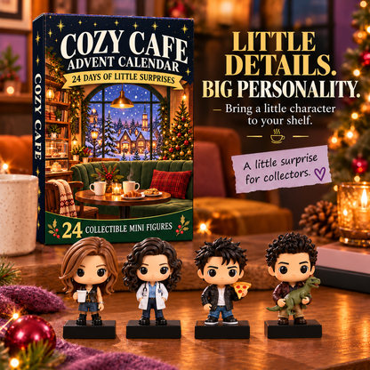 ☕  Cozy Café  Advent Calendar – 24 Days of Collectible Character Surprises