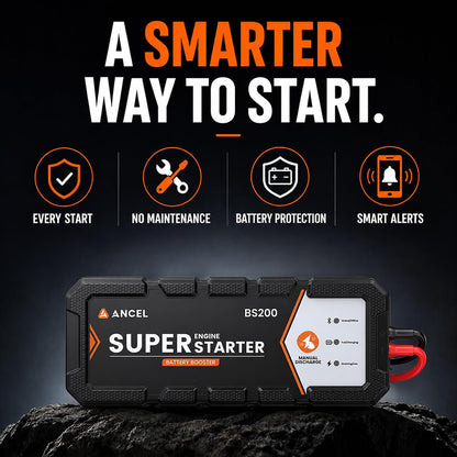 ⚡ ANCEL BS200 Super Starter 2.0 – 700A 12V Supercapacitor Start Assist with Bluetooth Battery Monitoring