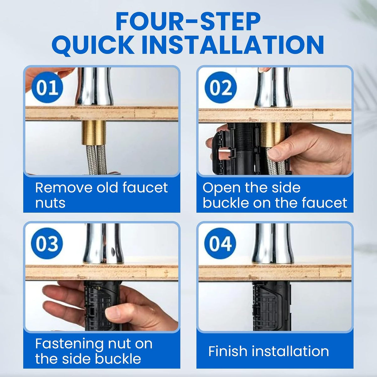 🔧 32mm Side-Opening Faucet Locknut – Quick Fix for Loose & Wobbly Faucets