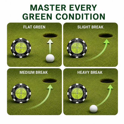 🏌️‍♂️High-Precision Golf Green Reader – Portable Putting Slope Level Training Tool