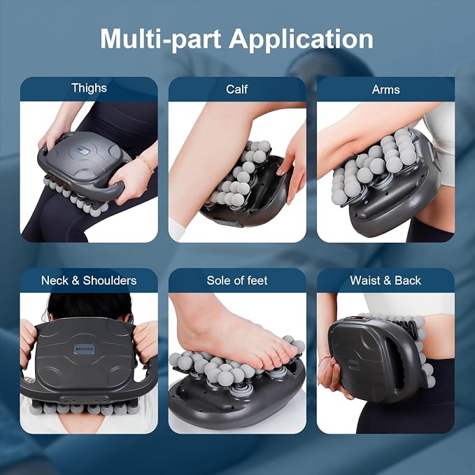 42 Head Massage Gun, Back Massager with 9 Modes & 9 Intensities