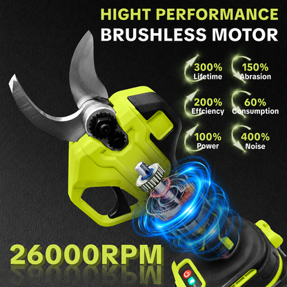 Cordless Electric Pruning Shears | 1.25-Inch Branch Cutter