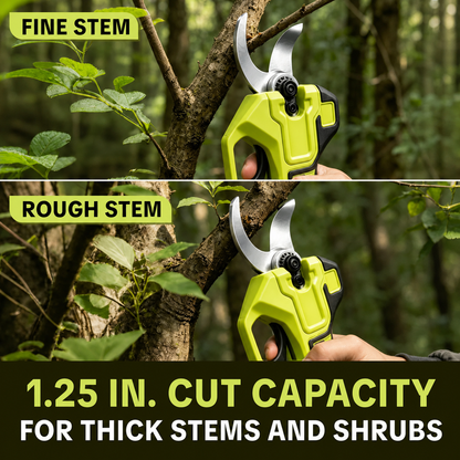 Cordless Electric Pruning Shears | 1.25-Inch Branch Cutter