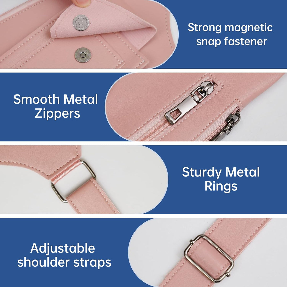 Hidden Double Shoulder Underarm Bag