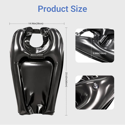 🛁🔥 50% OFF! Portable Inflatable Shampoo Basin – No-Spill Neck Support, Lightweight Leak-Proof PVC, Drain Hose & Plug, Ideal for Bedridden, Pregnancy, Injury & Home Hair Wash ✨