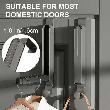 Foldable Over-Door Drying Rack — Extra Hanging Space, No Drilling