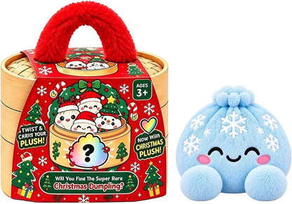 🌈Cute Plush Stuffed Dumpling Squishies, Big Rainbow Squishes with Steamer🎁