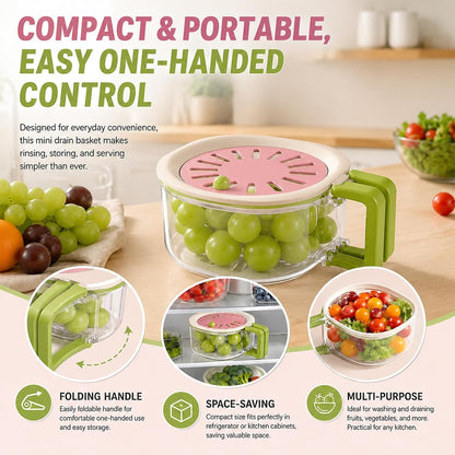 2-in-1 Fruit Vegetable Storage Container