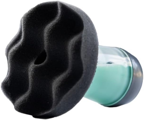 🚗Refillable Tire Shine Applicator with Curved Foam Pad